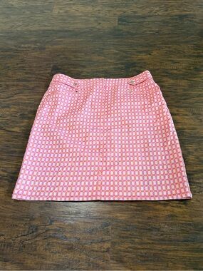 Etcetera Women's Pink & Orange Skirt Size 14